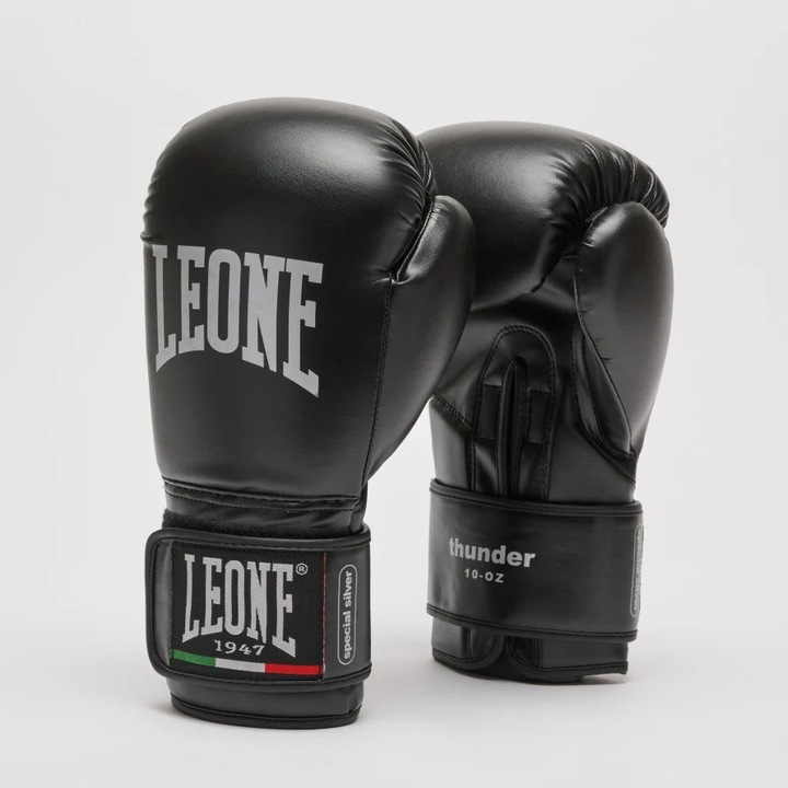 Manusi de Box Leone Thunder Negre 10Oz