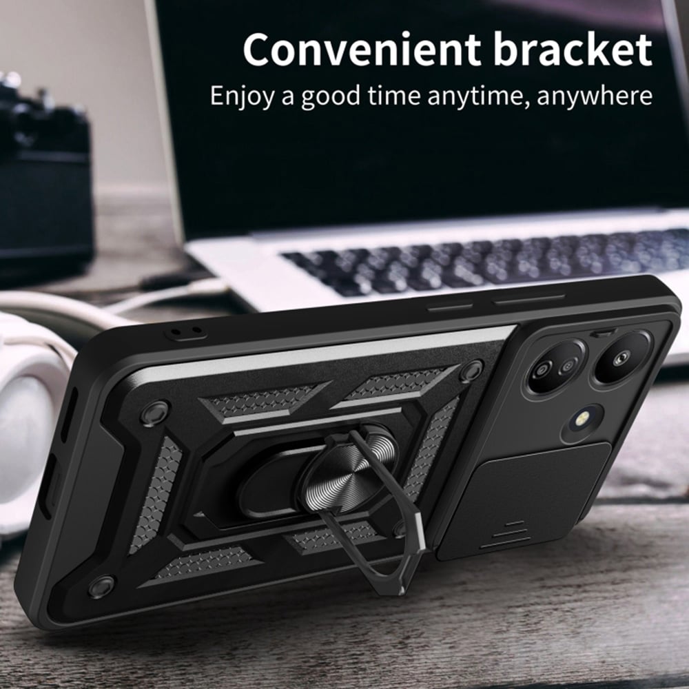 Husa pentru Xiaomi Redmi 13C / Poco C65 - Techsuit CamShield Series - Black