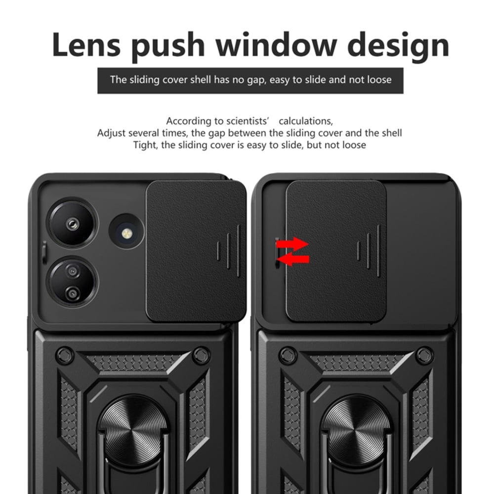 Husa pentru Xiaomi Redmi 13C / Poco C65 - Techsuit CamShield Series - Black