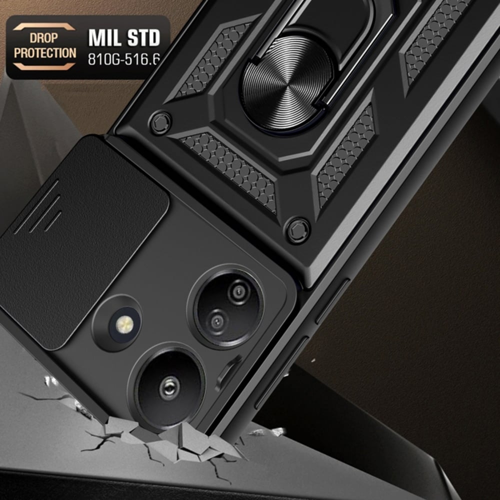 Husa pentru Xiaomi Redmi 13C / Poco C65 - Techsuit CamShield Series - Black
