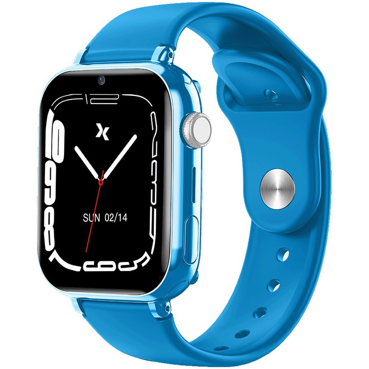 Часовник Smartwatch Maxcom FW59 Kiddo 4G, За деца, GPS, SOS бутон, Син