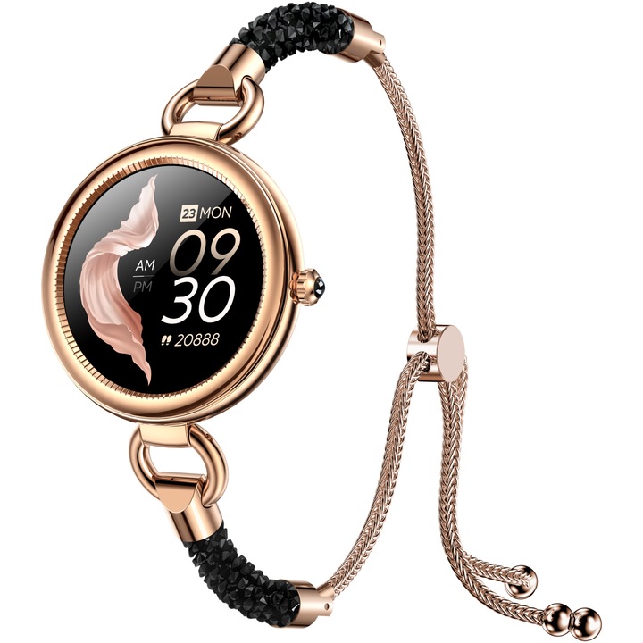 Часовник Smartwatch Maxcom FIT FW51 Crystal, Черен