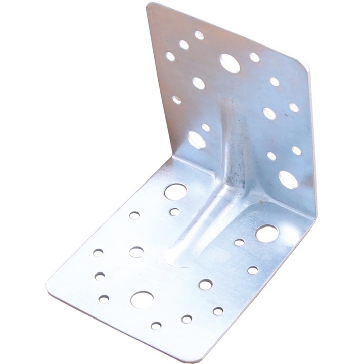 Fém sarok gerendához erősítéssel, 90 x 105 x 105 x 2 mm, 50 db / szett