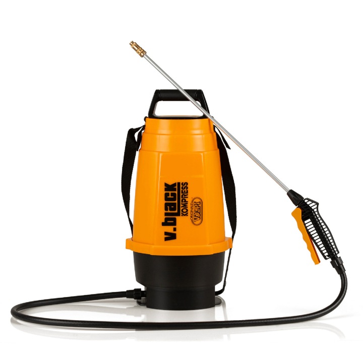 Pompa de stropit Volpi V-BLACK KOMPRESS - capacitate 6 Litri