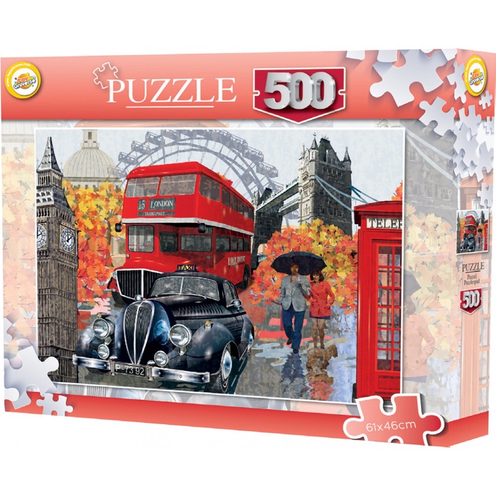 Városok (London) Autumn walk puzzle 500 db-os