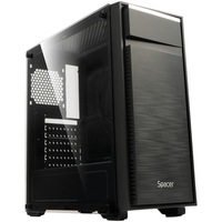 Carcasa SPACER TOP-GLASS, Middle Tower, ATX, fara sursa, sticla securizata