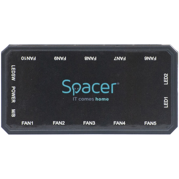 FAN HUB SPACER, 10 ventilatoare ARGB, 2 benzi LED, eMAG.ro