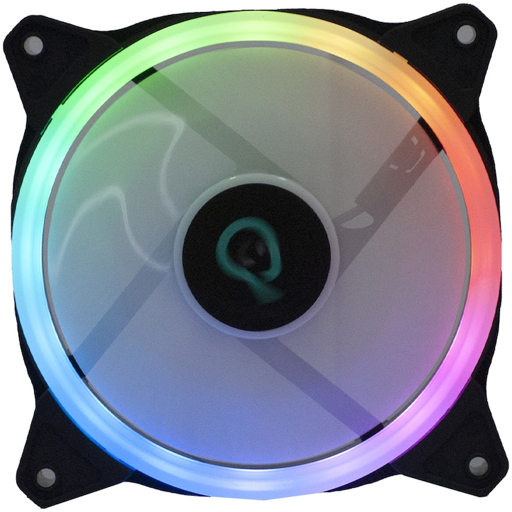 SPACER PC ventilátor, 120mm ARGB, hidraulikus csapágy