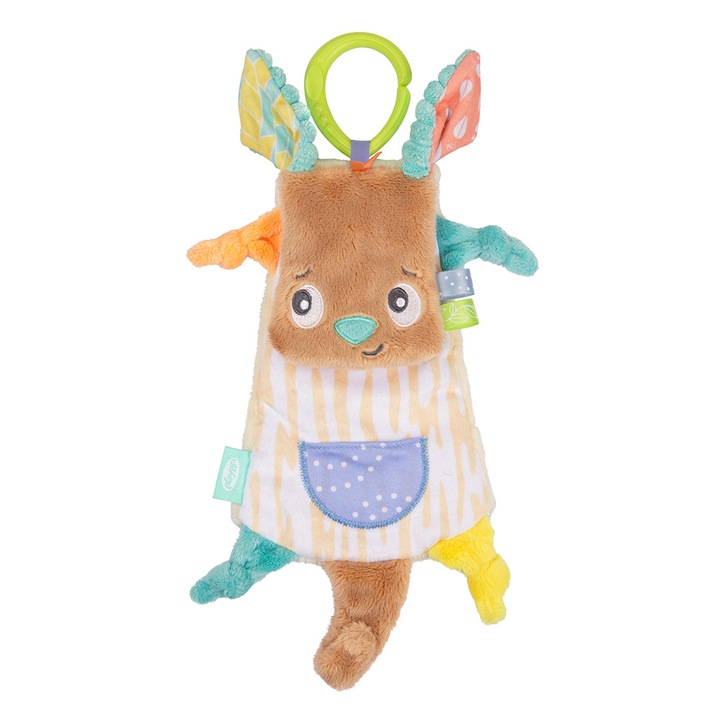 Мека кърпичка-играчка кенгуру, Playgro, Fauna Friends, 0m+