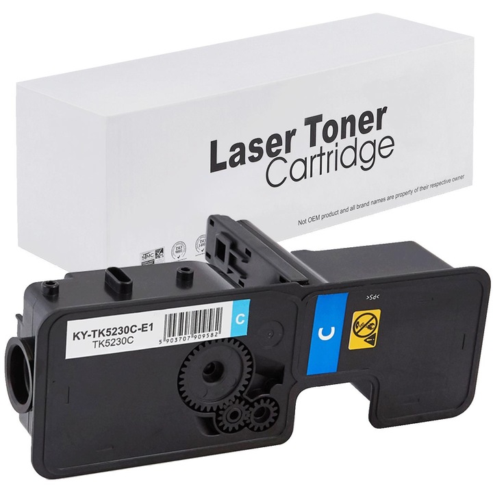 Тонер касета TK5230 TK-5230 циан синя 2200 страници, Съвместима с KYOCERA - MITA ECOSYS M5521CDN M5521CDW P5021CDN P5021CDW