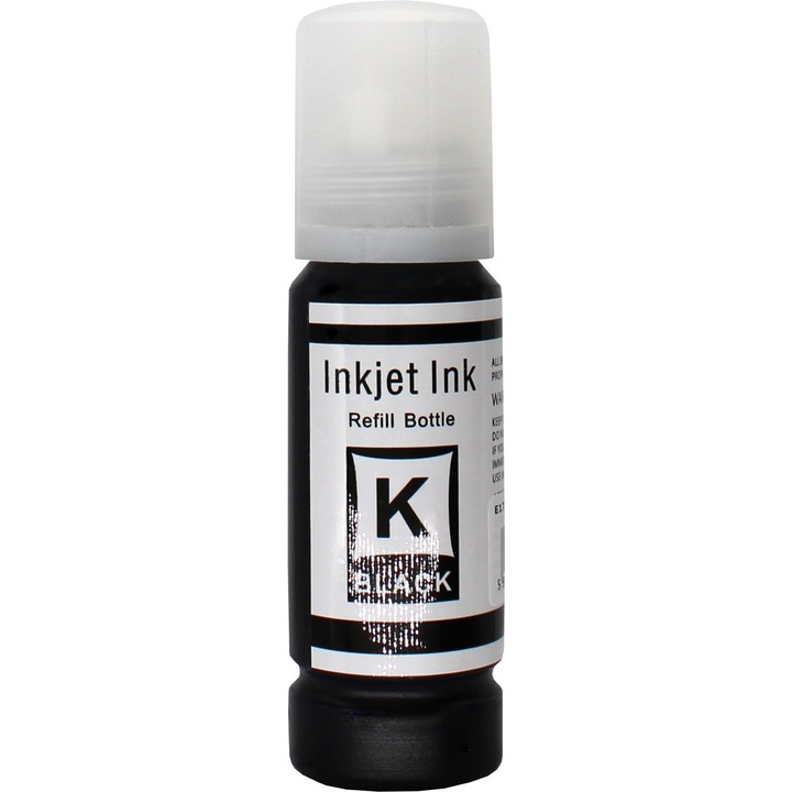 Cartus de imprimante inkjet pentru Epson, C13T00S14A / 101XL / 103XL, Negru, 70 ml, bulk