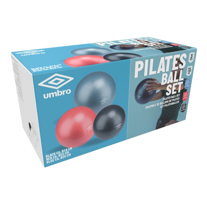 Set 3 x Minge de fitness, Umbro, 18 x 22 x 25cm