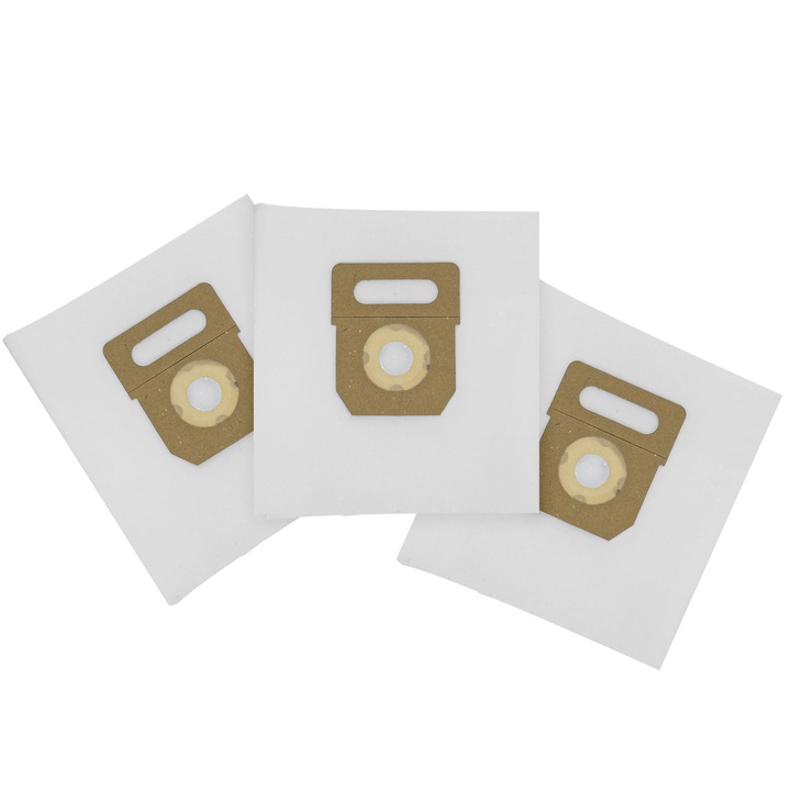 Set 3 saci cu 6 straturi, profilters, pentru Profi 1, Profi 3, Blitz Fritz T9, Cleanfix Igefa VC 14, Filterclean W14, Alb