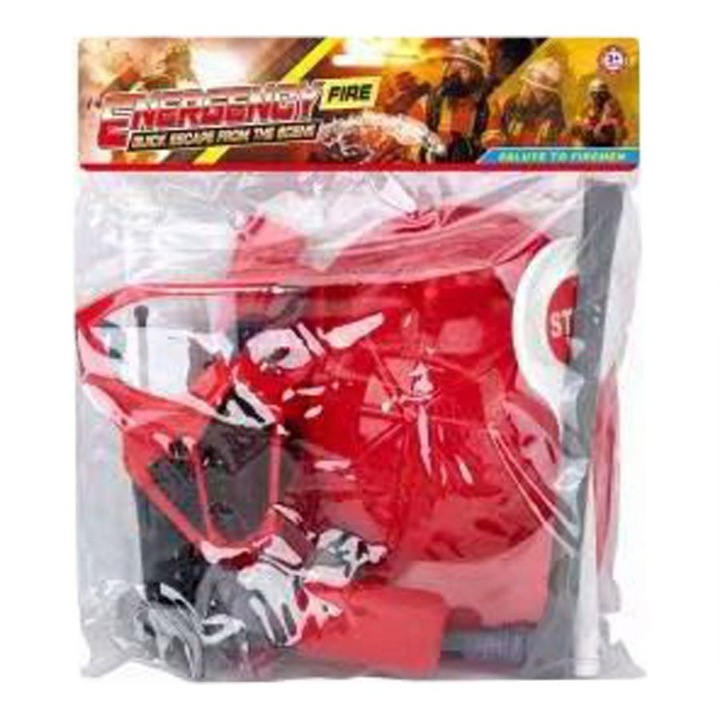 Set stingator cu casca copii, Plastic, Rosu, 3+