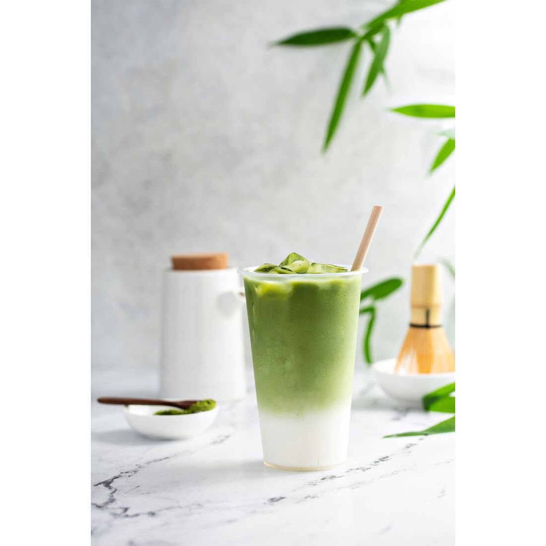 Ceai Matcha organic Blueberry cu ceai verde si afine, fara aditivi