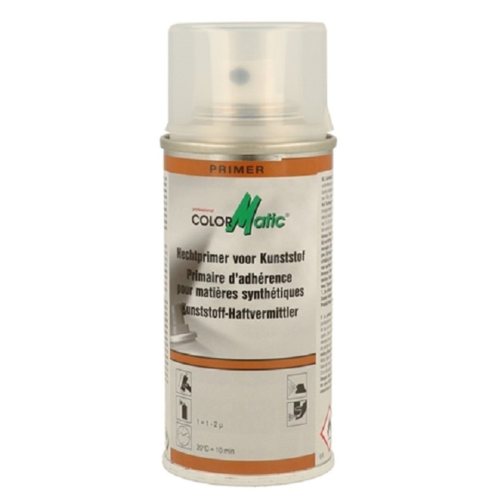 Spray grund pentru plastic Colormatic Plast Adhesive Prim Colorless, 150 ml