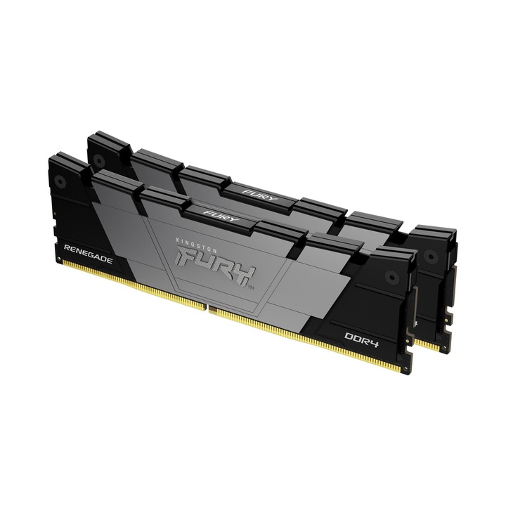 Kingston FURY Renegade Black 16GB (2x8GB) памет, DDR4, 4000MHz, CL19, DIMM
