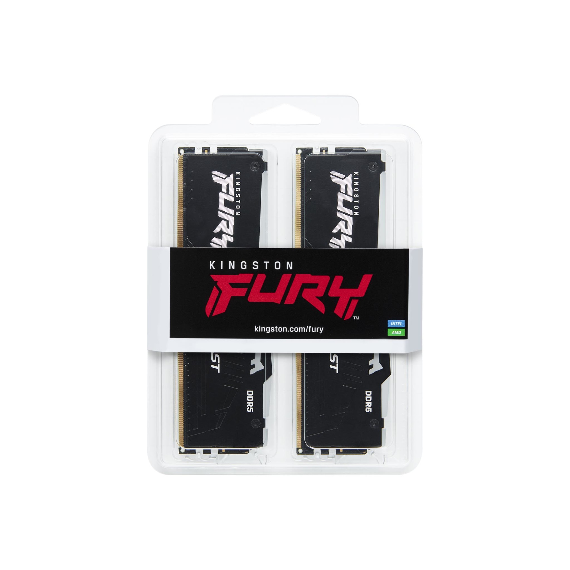 Memorie Kingston, 16GB(2x8) DDR5 5600MT/s CL36 Fury Beast Black