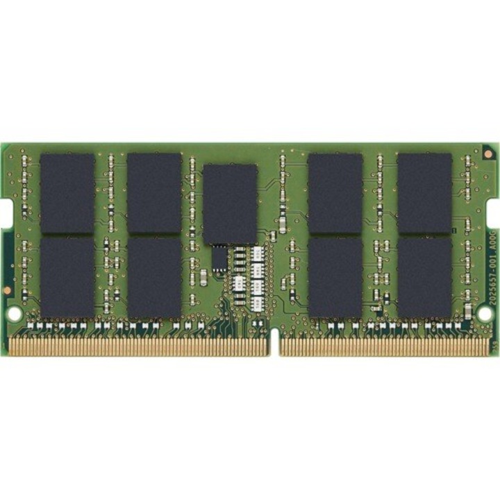 Памет Kingston 16GB, DDR4, 3200MHz, ECC, SODIMM