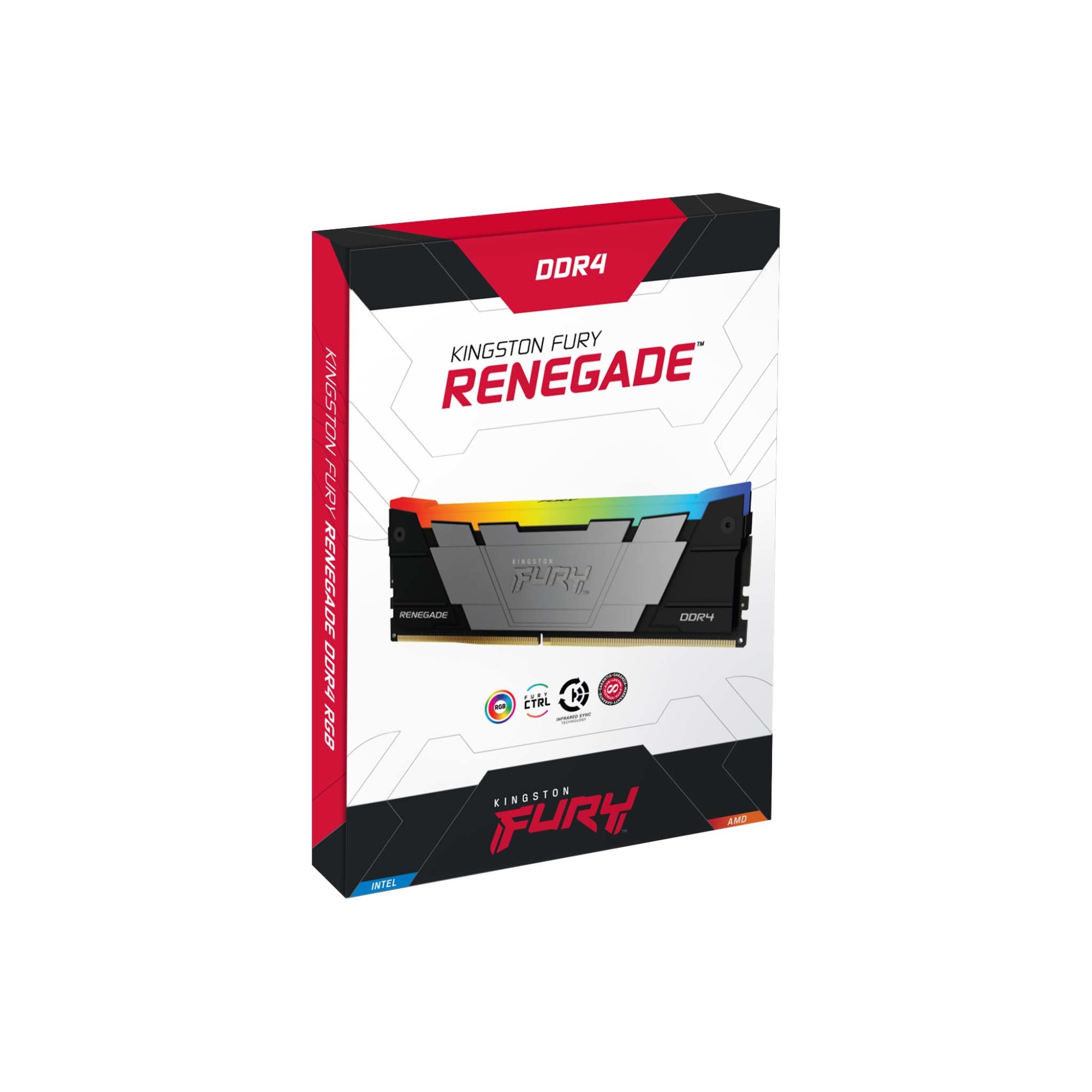 Memorie RAM, Kingston, FURY Renegade, RGB, 8GB, DDR4, 3200MHz