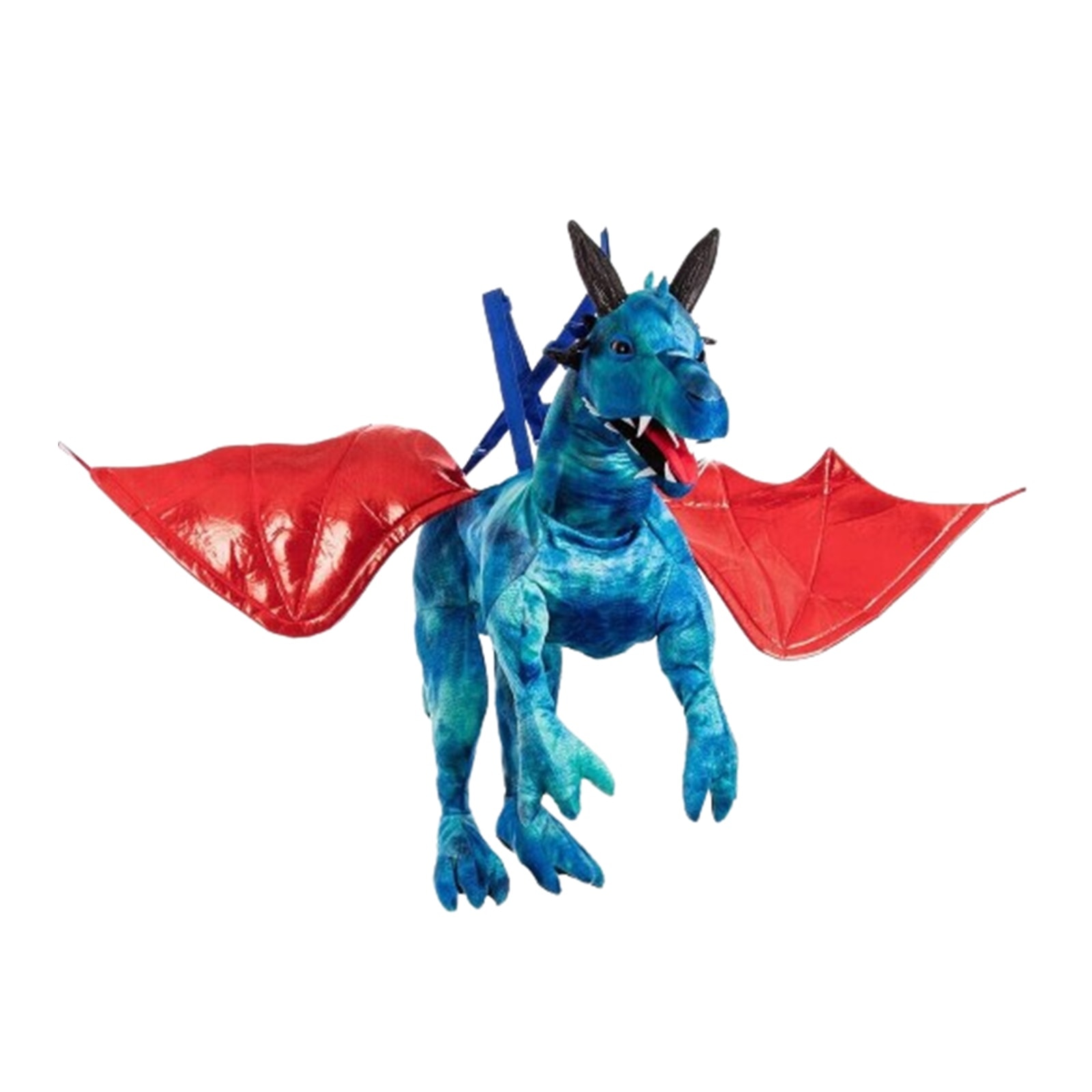 Amscan Disfraz De Dragón Para Niños, 1 Unidad, Azul