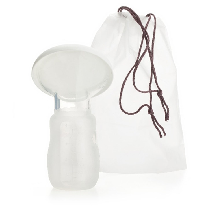 Контейнер за събиране на кърма, нано-силициев хранителен силикон, 100 ml, Dodoli, Frost