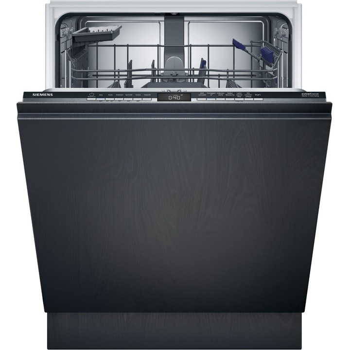 Masina de spalat vase incorporabila Siemens iQ500 SN65YX00BD, 60 cm, clasa A, Home Connect, 13 seturi, WiFi, Inox