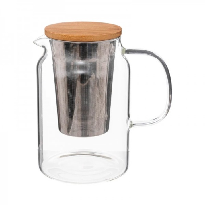 Ceainic cu infuzor si capac, Mia, 900 ml