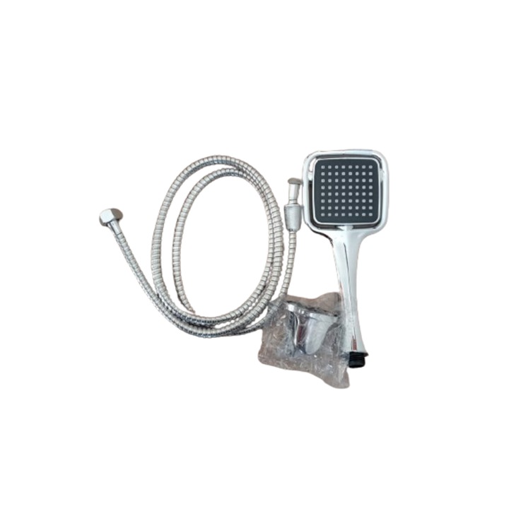 Set dus para patrata si furtun, suport de fixare, Pizza