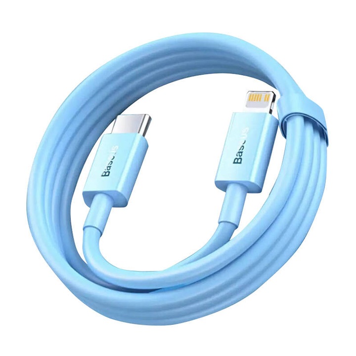 Baseus USB-C Lightning kábel, PD 20W 1m, Kék