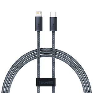 Cablu de date Baseus Dynamic USB-C, Lightning, 20W, 2m, gri