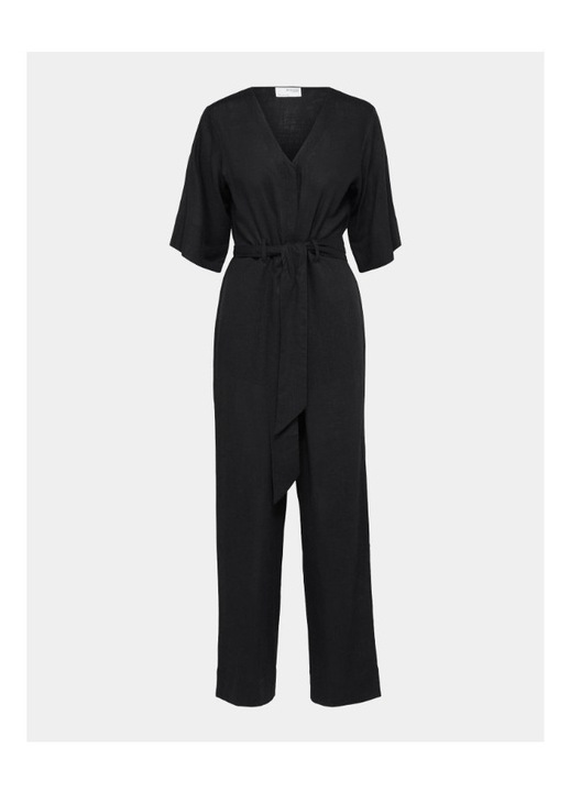 Salopeta dama, Selected Femme, 302058457, Viscoza, Negru