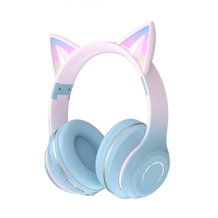 Безжични Bluetooth Xentech Light Led RGB котешки уши за деца ST89M Multicolor