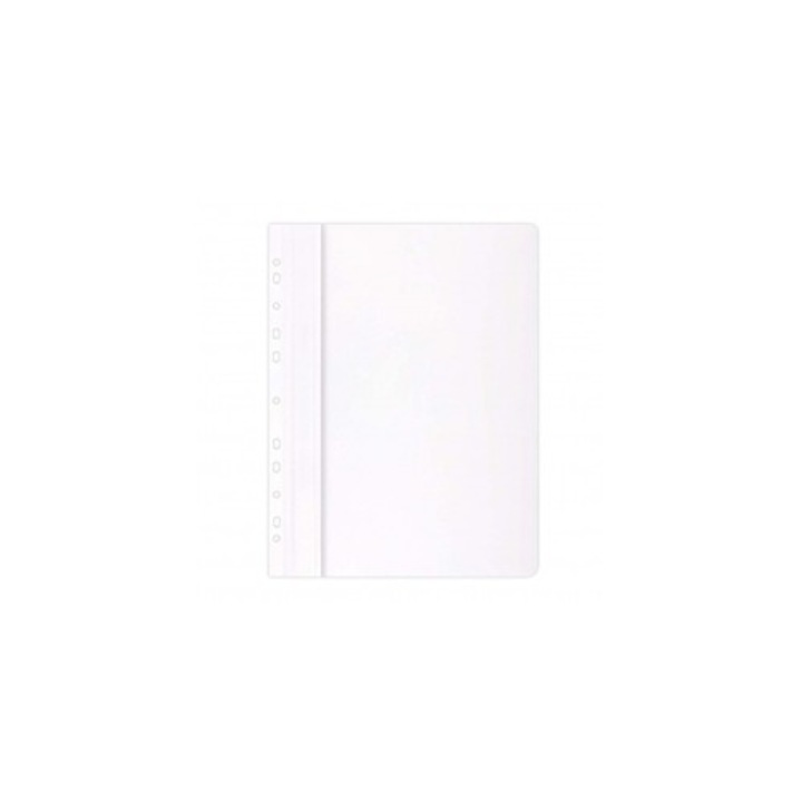 Папка Donau с прозрачно лице с европерфорация, БЯЛ, опаковка 20