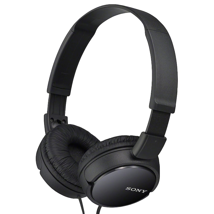 Аудио слушалки On Ear Sony MDR-ZX110B, Черен
