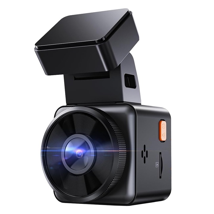 Видеорегистратор Vantrue E1 Lite Mini, WiFi 1080P HDR/30fps, С гласово управление, Нощно виждане 160°, 1.54" екран, GPS, G-сензор и мониторинг на паркиране