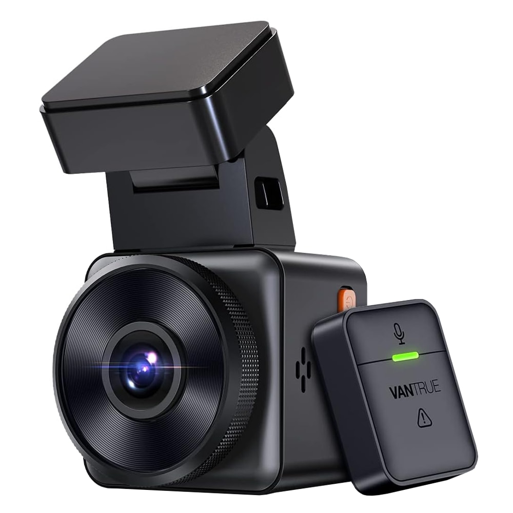 Camera auto de bord Vantrue E1, WiFi 2.7K 1440P HDR/60fps, telecomanda control vocal, Night Vision 160°, ecran 1.54", GPS, G-sensor si monitorizare parcare