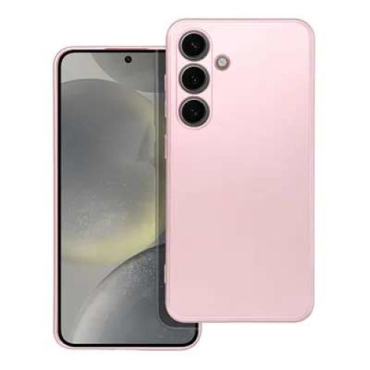 Husa pentru telefon, compatibila cu Samsung Galaxy A55 5G metalic pink