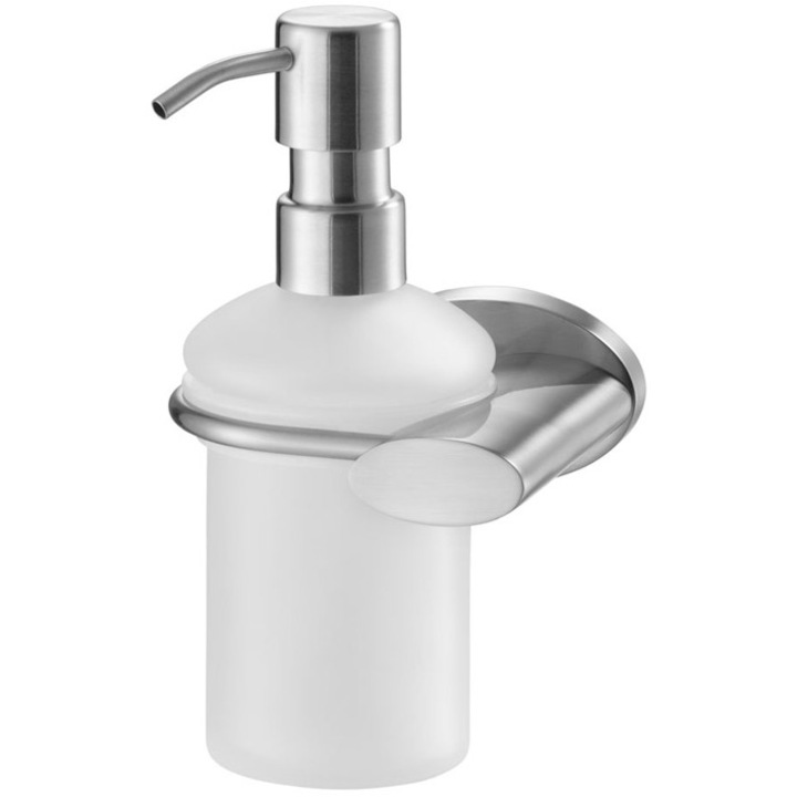 Szappan adagoló Bisk Side állvánnyal, szatén nikkel