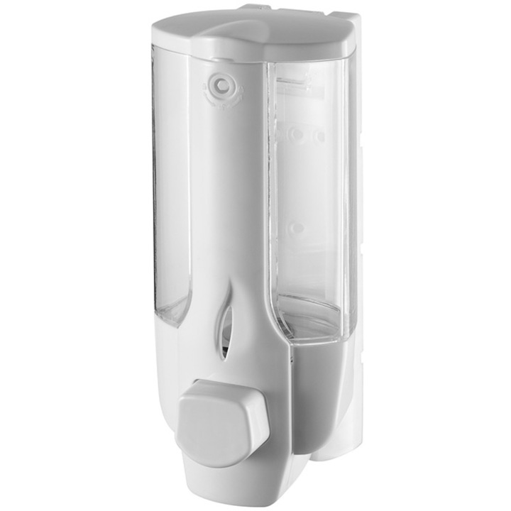 Dozator sapun lichid Bisk, 350 ml, alb