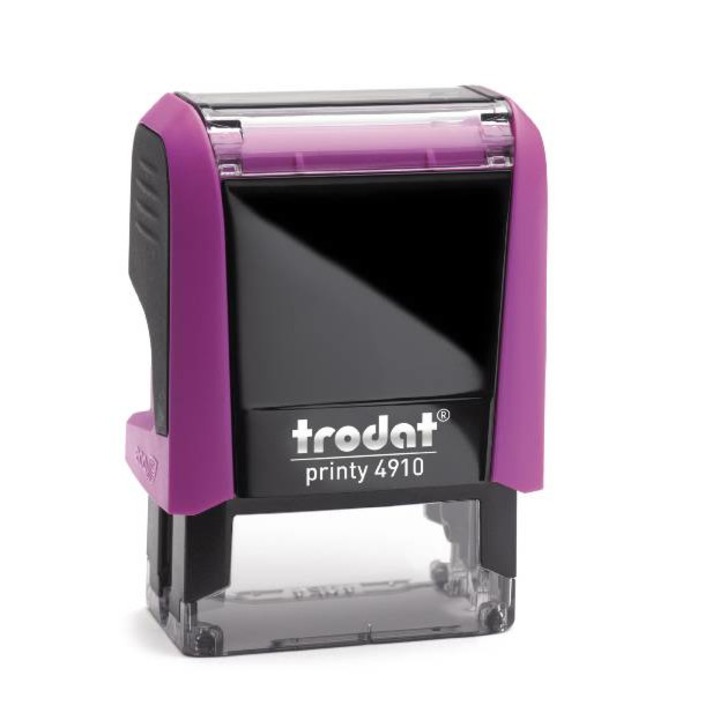 Stampila TRODAT 4910, 26x9mm, roz