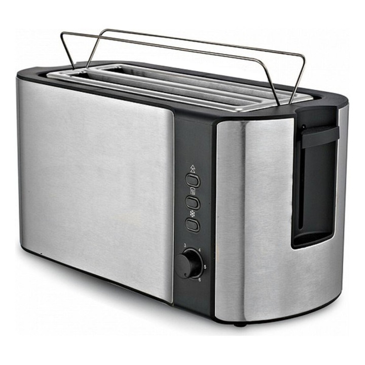 Toaster Comelec TP1727, 1400W, 2 fante, inox, argintiu