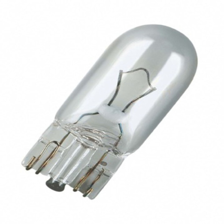 Bec auto Osram 2825, 12V, 5W, W5W, alb, 10mm
