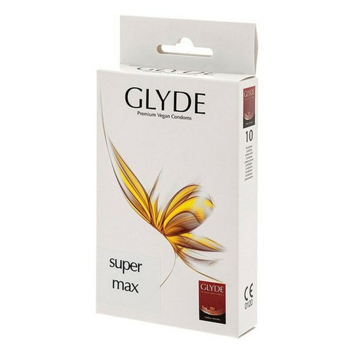 10 db-os óvszer készlet, GLYDE Super Max, Latex