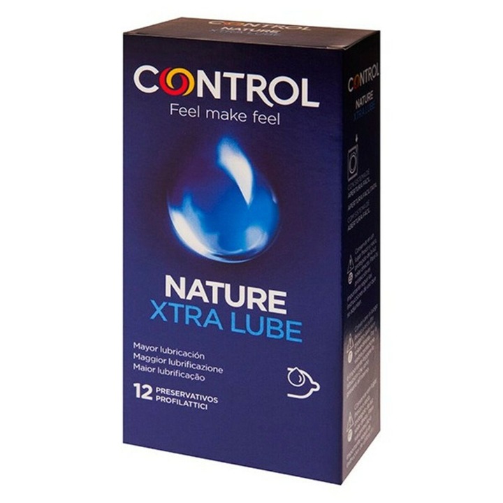 Control óvszerek, Nature Extra Lube, Extra síkosító, 12 db