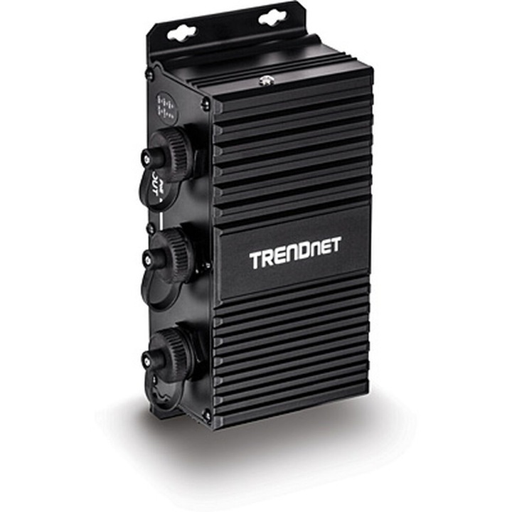 TRENDnet TI-EU120 PoE injektor, Gigabit Ethernet, 10m, fekete