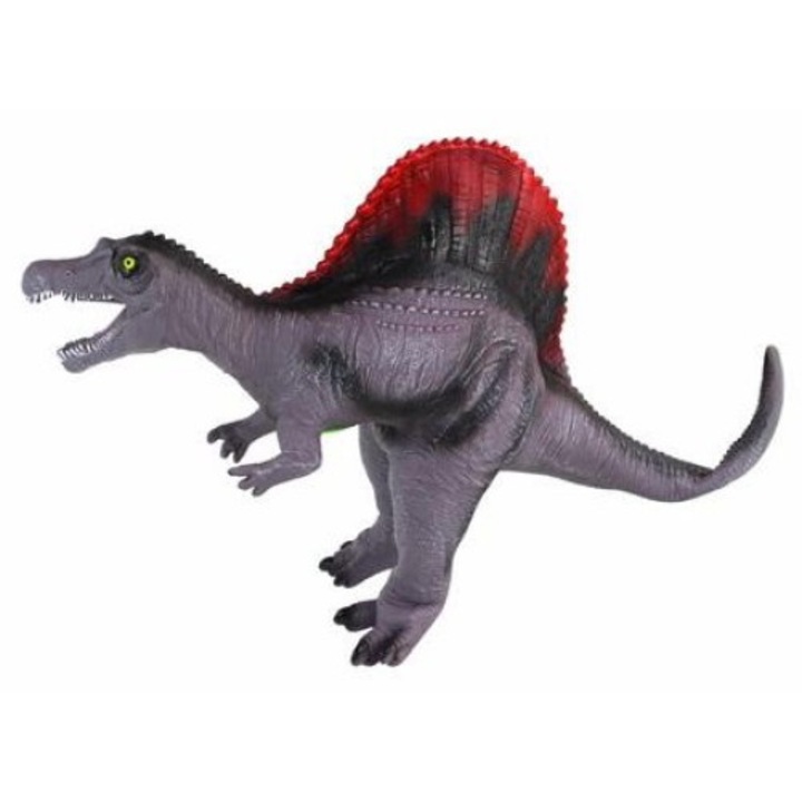 Nagy Barna Triceratopsz Dinoszaurusz Figura Hanggal 36 cm