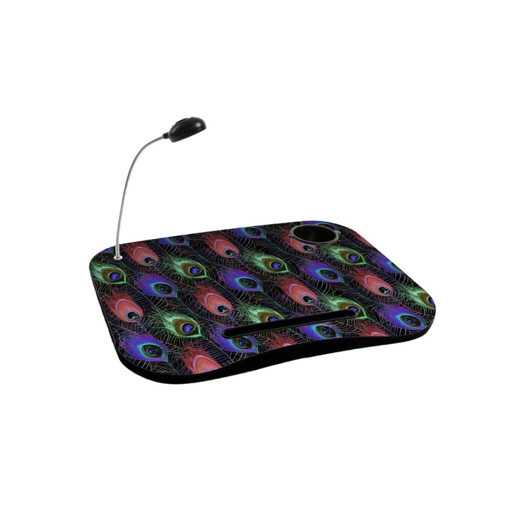 Tava servire DKD Home Decor, PVC, negru, 48x38x7cm