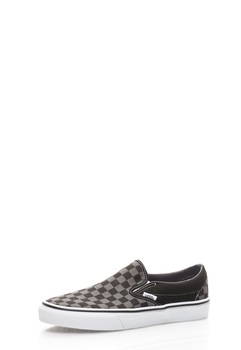 Vans, Pantofi slip-on Classic, Unisex, Negru, 12 Vans, Pantofi slip-on Classic, Unisex, Negru, 12