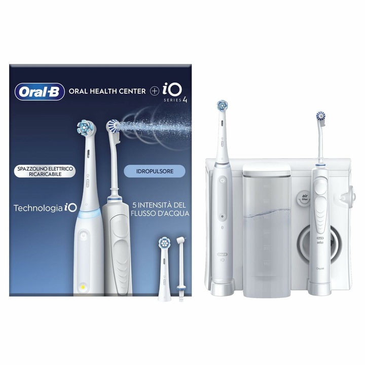 Periuta de denti electrica, Oral-B, IO, Alb